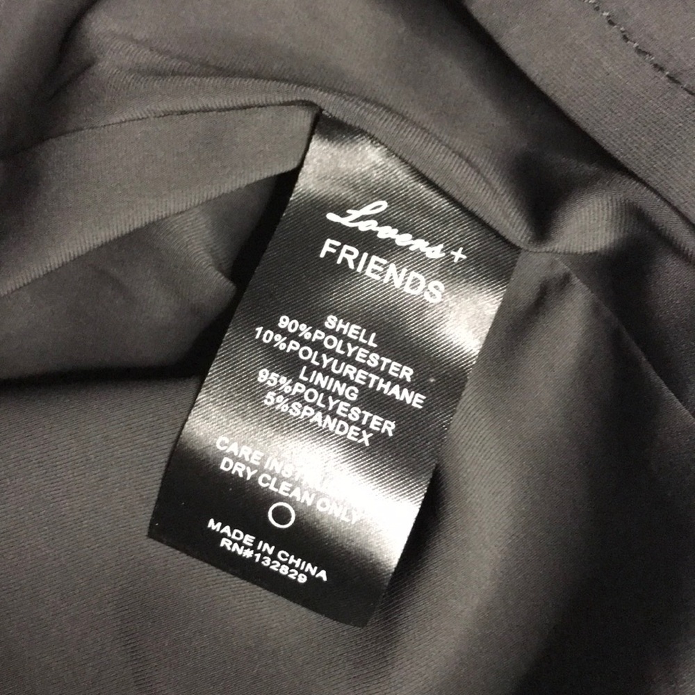 LOVERS + FRIENDS One Shoulder Silve Bodycon Dress XS - Picture 8 of 9